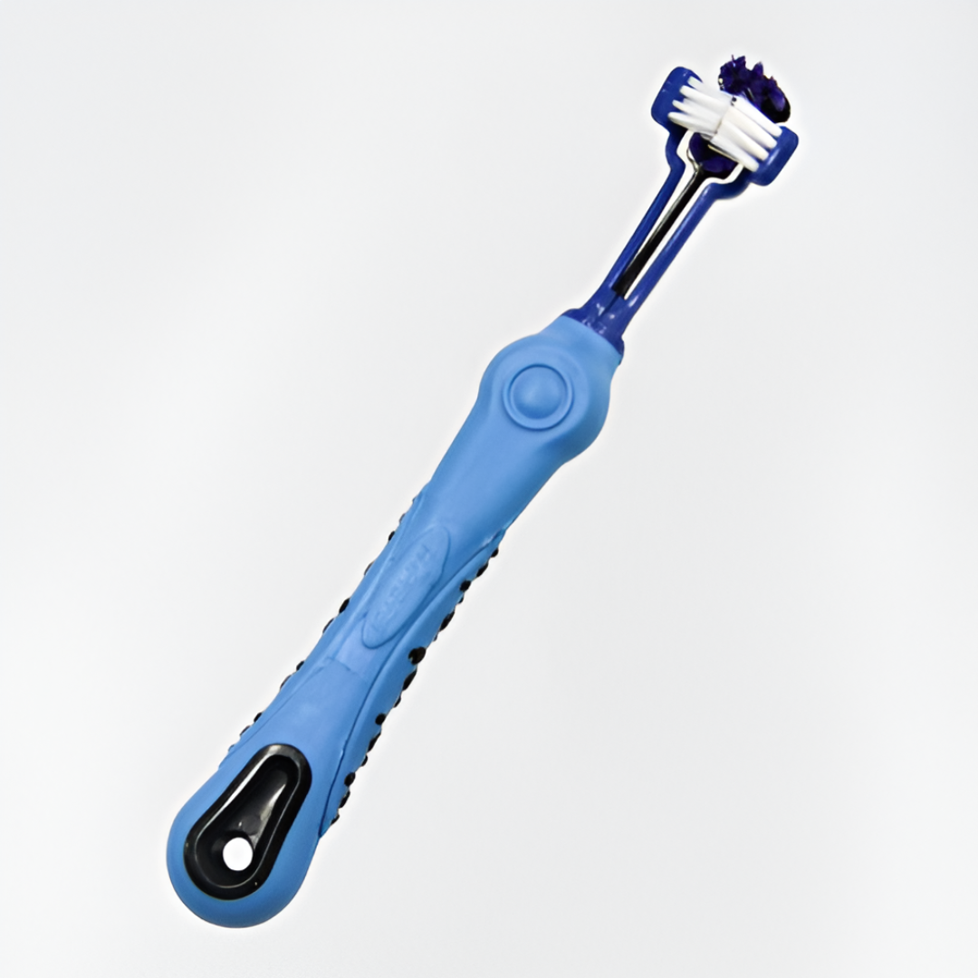TripleBrush (Tre Sidig Hund Tandborste)